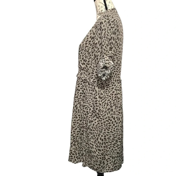 Anthropologie Cloth & Stone Leopard Print Flowy Dress Size Small - Picture 4 of 9